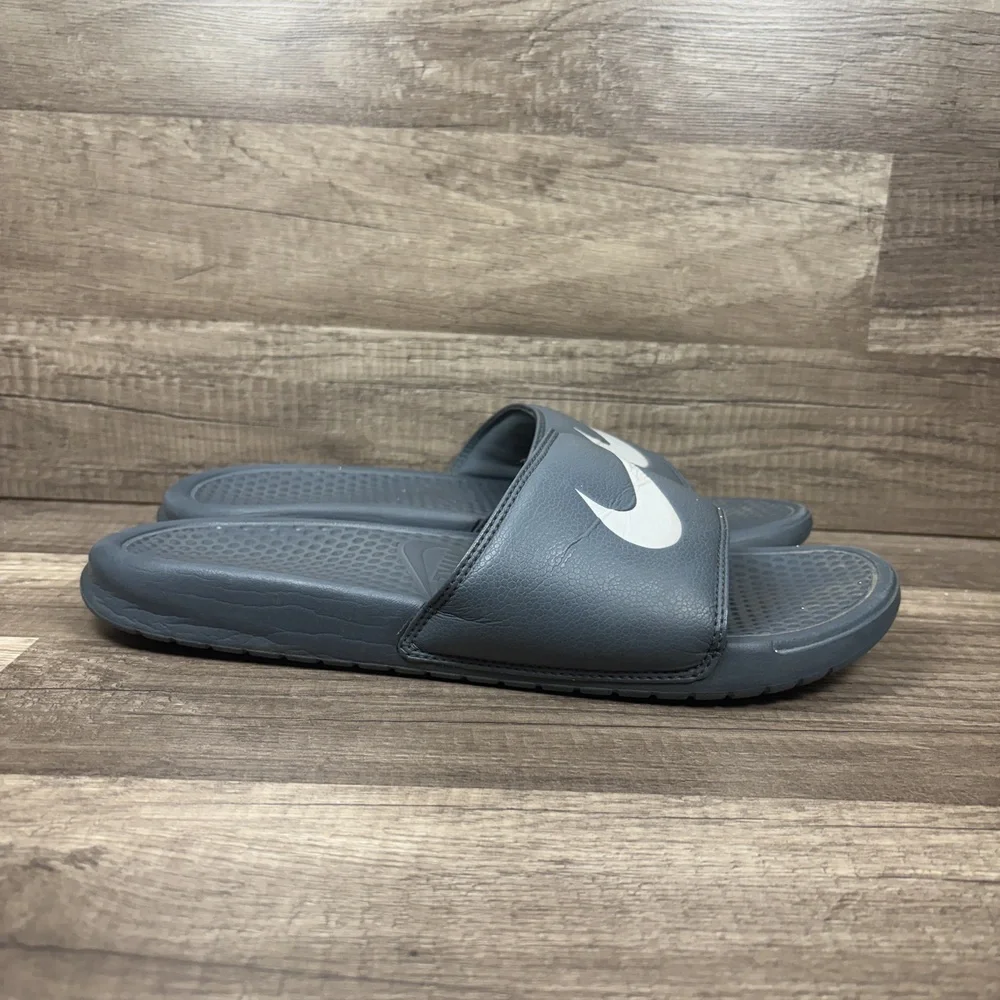 Nike Benassi Slides Blue Mens US Size 12 EUR 46 312618-403 Sandals